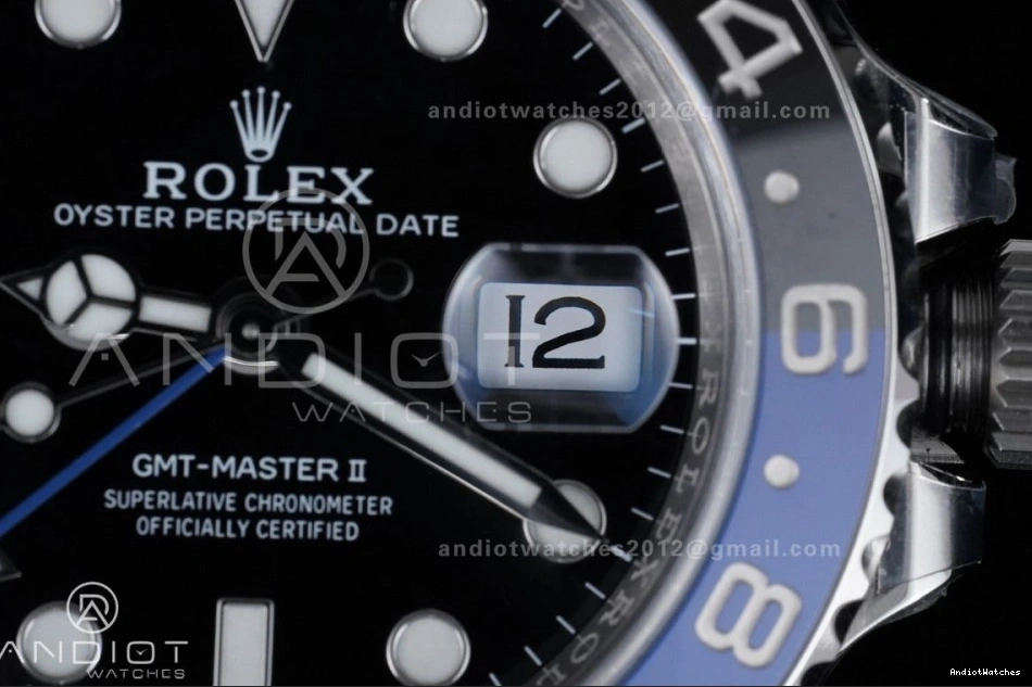 II Oyster V SH3285 851 Batman 904L New Bracelet BLNR Best Edition SS GMT Sleek On 126710 Master 1:1 ARF 0929